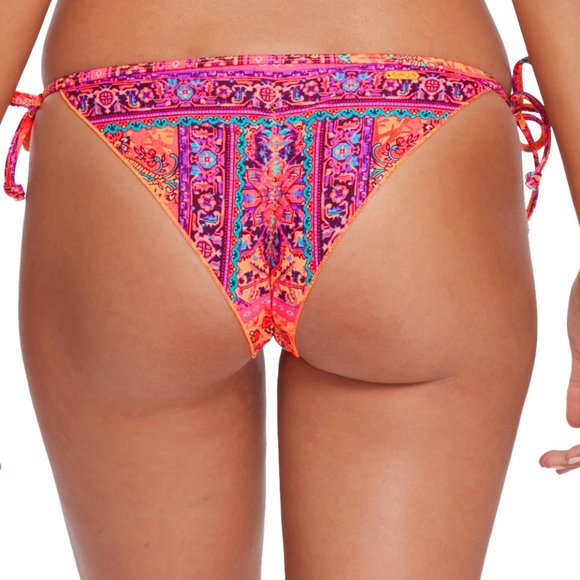 NWT Eidon Cheeky Tiki Bikini Bottoms in Batu print - Picture 1 of 3
